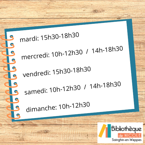 mardi 15h30 18h30 mercredi 10h 12h30 14h 18h30 vendredi 15h30 18h30 samedi 10h 12h30 14h 18h30 copy